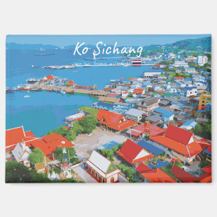 Aimant Ko Sichang, Thaïlande - Vue animée du port