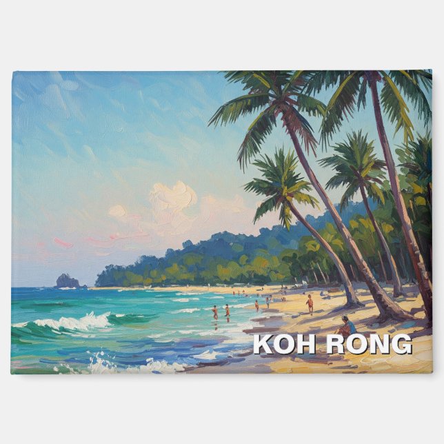 Aimant Koh Rong Voyages au Cambodge (Recto)