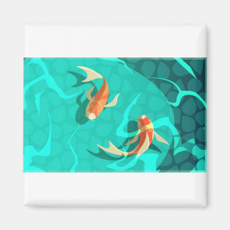 Aimant koi-carp-japonais-symbole-chance-fortune-prospérit