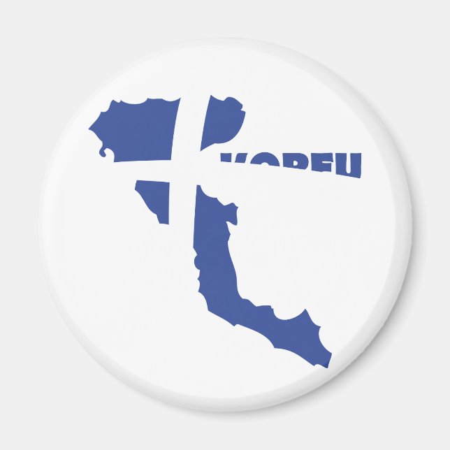 Aimant korfu corfu île grecque (Devant)