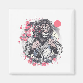 Aimant Kung Fu Lion Sakura Mma Kickboxing Judo Taekwondo