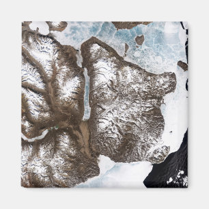 Aimant La banquise maritime longe le littoral de l'est du