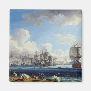 Aimant La bataille de Chesma le 5 juillet 1770