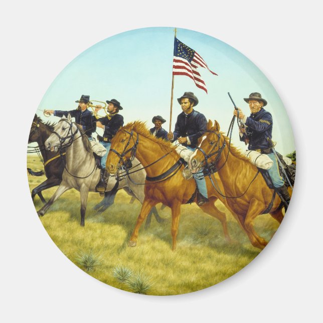 Aimant La bataille de Prairie Dog Creek par Ralph Heinz (Devant)