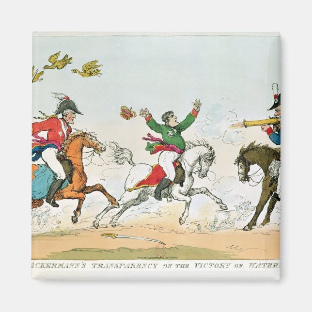 Aimant La bataille de Waterloo (Devant)