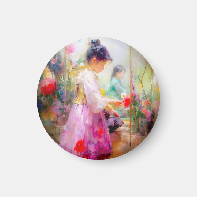 Aimant La beauté des fleurs (Devant)