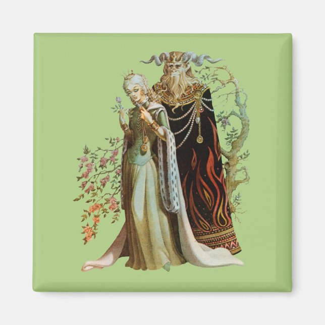 Aimant La beauté et la bête (Devant)