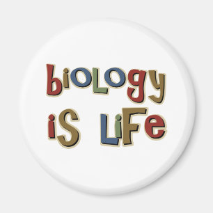 Aimant La biologie est calembour drôle de la vie