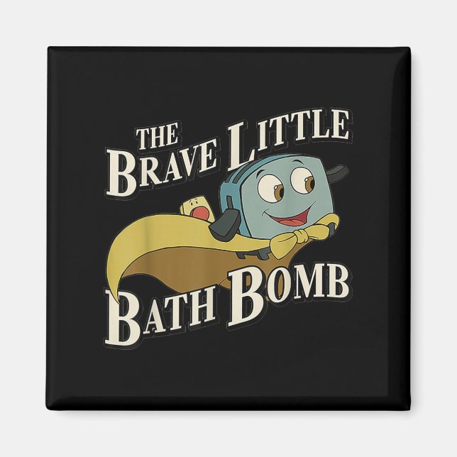 Aimant La Bombe de Bain Peureuse (Devant)