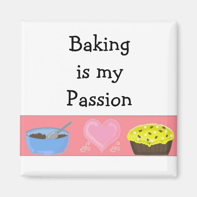 Aimant La boulangerie est ma passion (Devant)