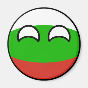 Aimant La Bulgarie Geeky tendante drôle Countryball