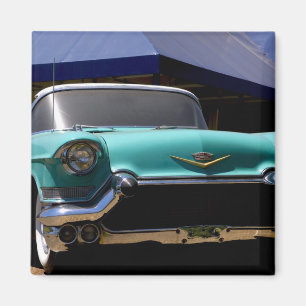 Aimant La Cadillac décapotable verte d'Elvis Presley à