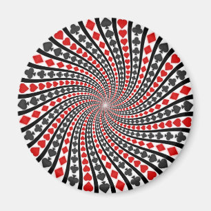Aimant La carte de jeu adapte à la spirale :