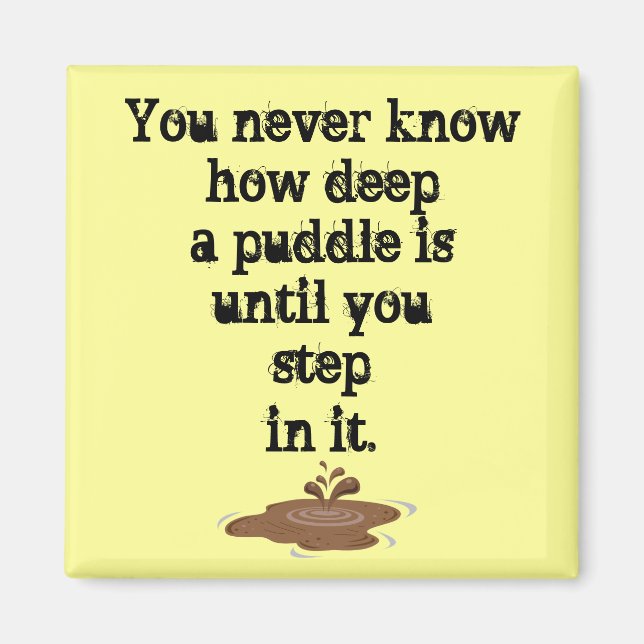 Aimant La Chose À Propos De Puddles_ (Devant)