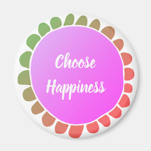 Aimant La citation inspirée choisissent le bonheur