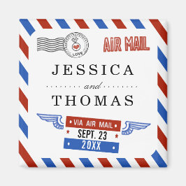 Aimant La collection moderne de Mariages Airmail