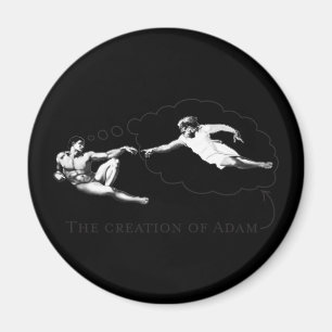 Aimant La création d'Adam (un dieu)