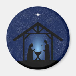Aimant La crèche de Noël Scène religieuse