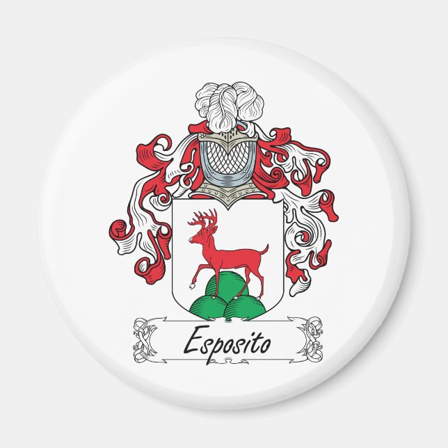 Aimant La crête de la famille Esposito (Devant)