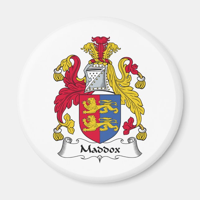Aimant La crête de la famille Maddox (Devant)