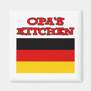 Aimant La cuisine d'Opa Drapeau allemand