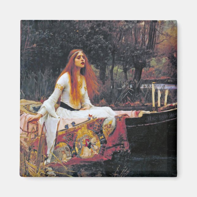 Aimant La Dame de Shalott, John William Waterhouse (Devant)