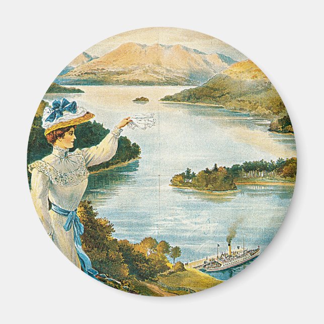 Aimant La Dame du Lac ~ Chemin de fer de la Furie (Devant)