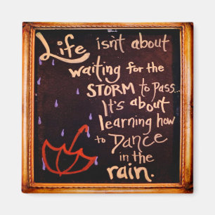 Aimant La danse sous la pluie, la vie cite des expression