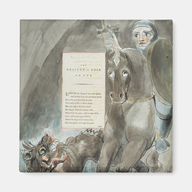 Aimant La descente d'Odin, un Ode, des poèmes du (Devant)