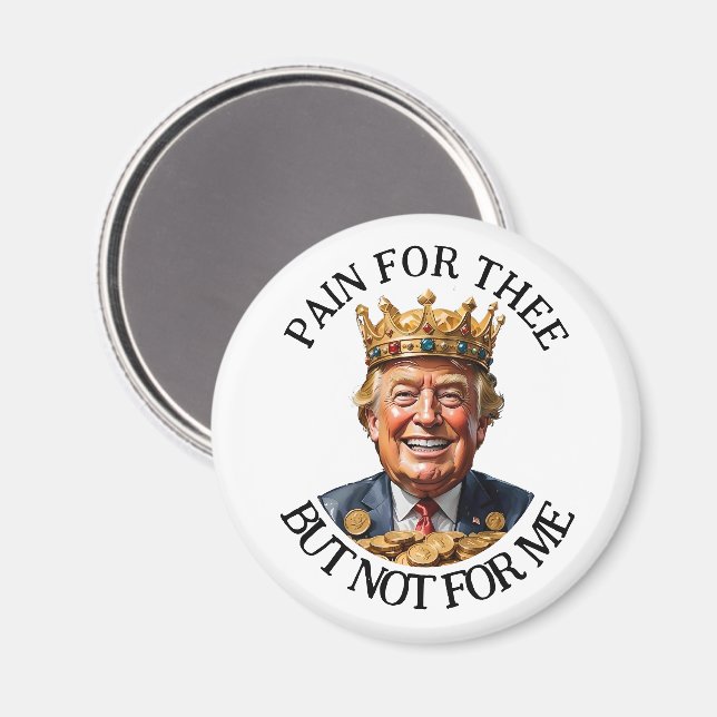 Aimant La douleur du roi Trump (Recto/Verso)