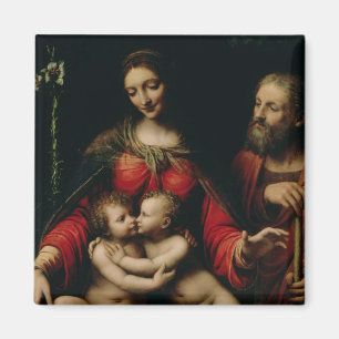 Aimant La famille sainte avec le St John infantile