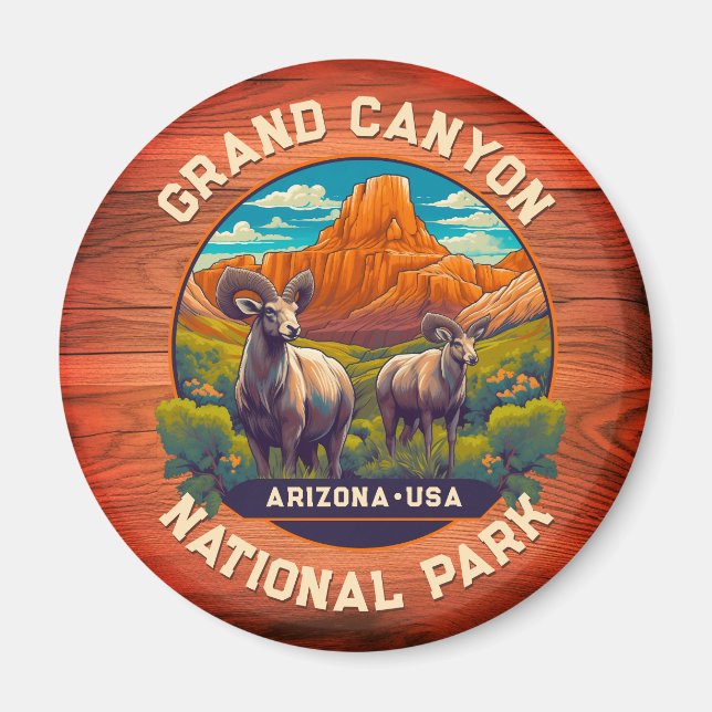 Aimant La faune du Grand Canyon National Park Arizona (Devant)