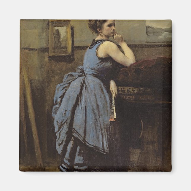 Aimant La femme en bleu, 1874 (Devant)