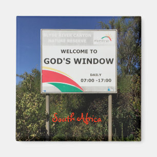 Aimant La fenêtre de Dieu de l'Afrique du Sud