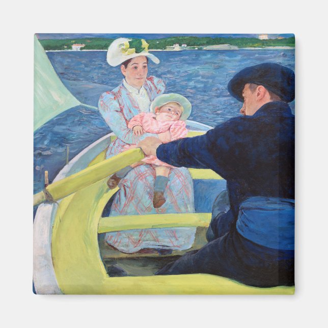 Aimant La fête nautique, Mary Cassatt (Devant)