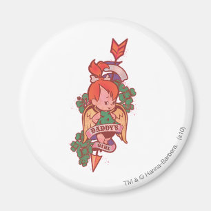 Aimant La fille du papa de PEBBLES™