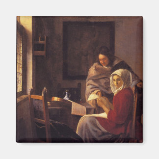 Aimant La fille interrompue à sa musique