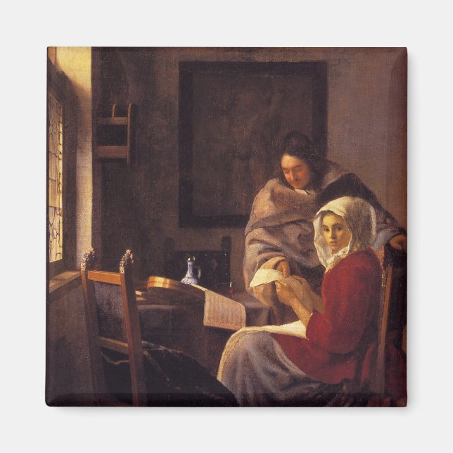 Aimant La fille interrompue à sa musique (Devant)