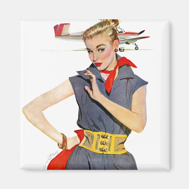 Aimant La fille qui a volé des avions (Devant)