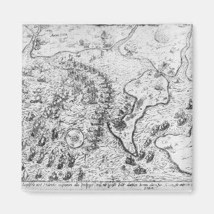 Aimant La force anglaise et néerlandaise faisant face à