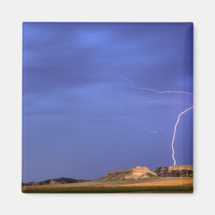 Aimant La foudre frappe les buttes près de Scottsbluff