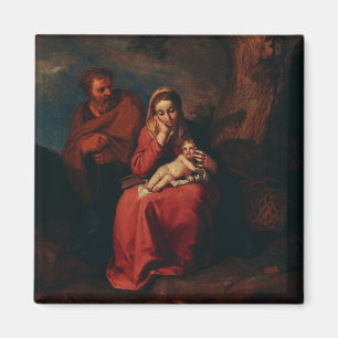Aimant La Fuite en Égypte par Abraham Bloemaert 