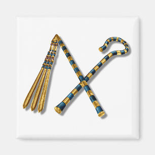 Aimant La fuite et le Crook de Tutankhamun
