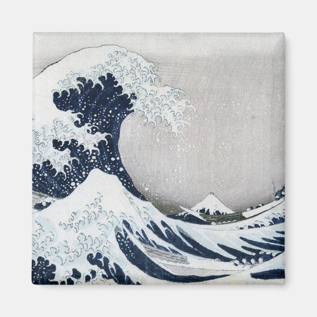 Aimant La Grande Vague au large de Kanagawa (Devant)