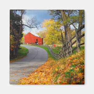 Aimant La grange en automne