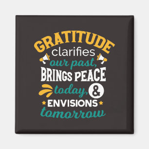 Aimant La gratitude apporte la paix aujourd'hui – Foi pos