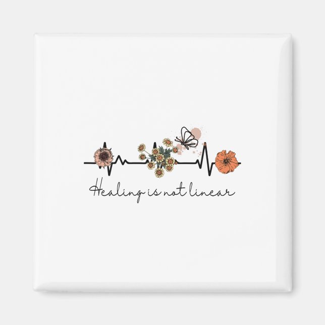 Aimant La guérison du devis de santé n'est pas linéaire (Devant)