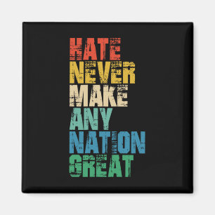 Aimant La haine n'a jamais rendu une nation grande Anti T