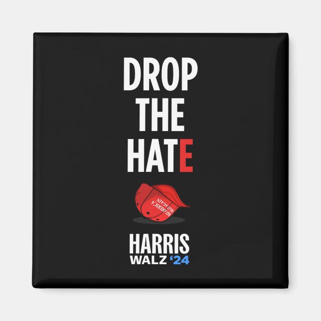 Aimant La haine - Pas de Casquette maga Voter Kamala Harr (Devant)