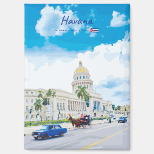 Aimant La Havane, Cuba - Âme Classique Vintage